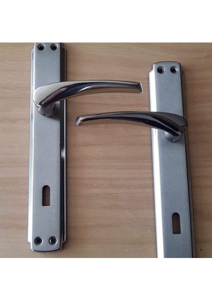 Bravo Aynalı Nikel Oda Kapı Kolu ( 1 Takım ) fiyatları