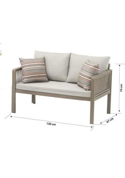 Genova Bahçe Balkon Ikili Koltuk fiyatları