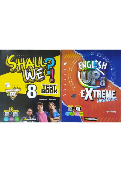 Yds Publishing English Up 8 Extreme Test Book+Shall We Test Book