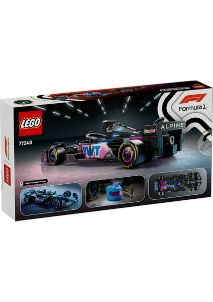 ® Speed Champions Bwt Alpine F1® Team A524 Yarış Arabası 77248 - 10 Yaş & Üzeri Çocuklar Için Oyuncak Model Yapım Seti (258 P)