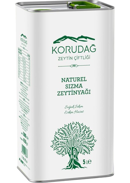 Edra 5 Lt Erken Hasat Soğuk Sıkım Zeytinyağı - Ilk Hasat