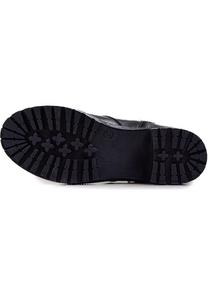 Siyah Kadın Hakiki Deri Bot 562.74
