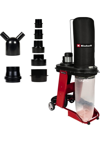 Talaş Toplama Makinesi Te-Ve 550/2 A (550 Watt, Endüksiyon Motoru, Otomatik Başlatma Özelliği, Emiş Hortumu, Çoklu Seti ve Emiş Dâhil) - 4304156