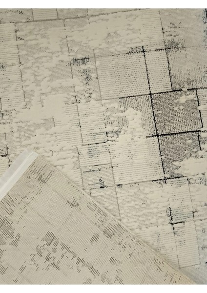 Moda 1133 Gri Modern Tasarım Dekoratif Polyester Yolluk Salon Mutfak Halısı fırsatları