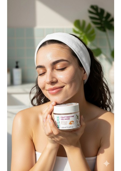Badem Özlü Doğal Peeling - Fruit Enzyme Gel Mask