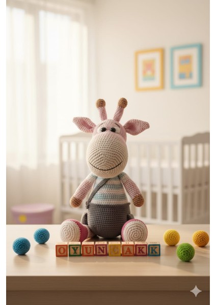 El Yapımı Oynar Bacaklı Sevimli Dino Amigurumi Bebek modelleri