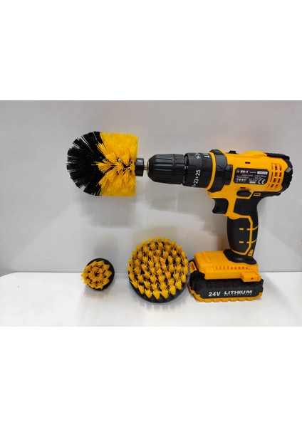 Temizlik Fırça Seti 3 Parça Matkapa Takılabilen fiyatları