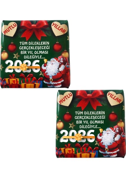 2'li Yılbaşı Hediye çikolata