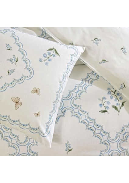 Buğz Taç Çift Kişilik Ranforce Nevresim Takımı Elyon Mavi modelleri