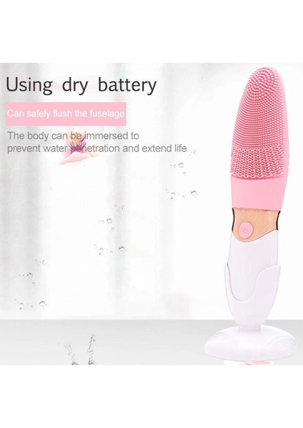 Buğz Derin Gözenek Temizliği Için Ince Kaba Silikon Uçlu Elektrikli Yüz Temizleme Fırçası fırsatları