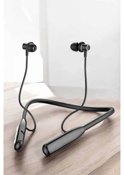 Buğz Boyun Askılı Bluetooth Kulaklık Uzun Şarj Süreli Dijital Göstergeli Kablolu indirimleri