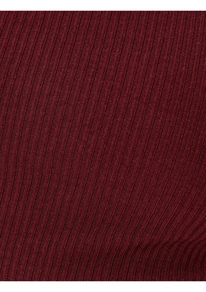 Kaşkorse Uzun Kollu Bisiklet Yaka Basic Crop Body