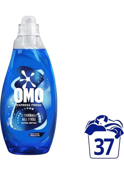 Express Fresh Ultra Beyaz Sıvı Çamaşır Deterjanı 1480 ml X1