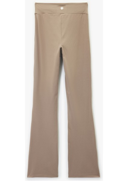 Biyeli Yüksek Bel Ispanyol Paça Spor Tayt fiyatları