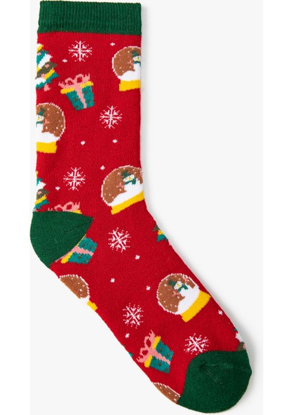 Yılbaşı Çorabı Havlu Çok Renkli Desenli fiyatları