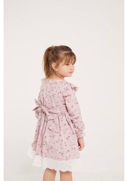 Çiçek Desenli Fisto Elbise 2-8 Yaş KET002 fiyatları