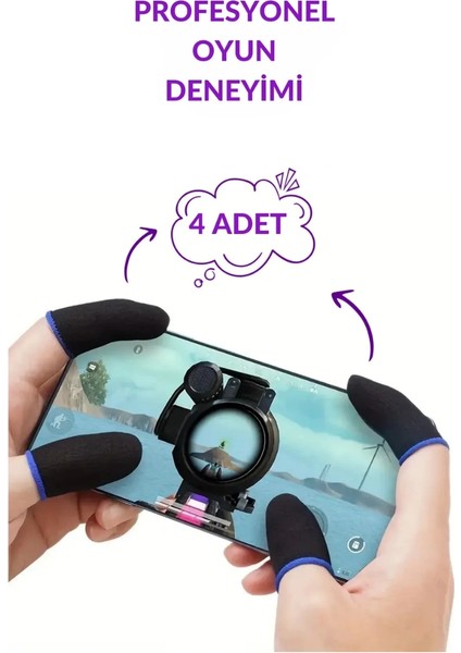 Buğz Pubg Parmaklık Eldiveni Keskin Kontrol ve Konfor Oyun Performansı Arttırır Dayanıklı Oyuncu Tercihi