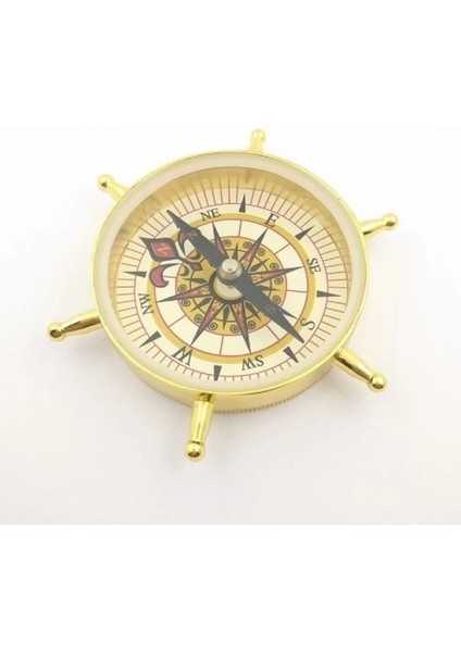 Buğz -Estetik Tasarım Dümen Model Pirinç Pusula