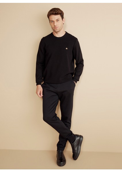 Bisiklet Yaka Standart Siyah Erkek Kazak BBFW25MKL001 modelleri