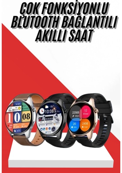 Buğz Akıllı Saat 1.5 Inç Amoled Ekran Çift Kordonlu Gps Nfc Uyumlu