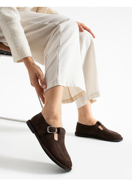 Arabella Kadın Süet Toka Detaylı Günlük Loafer Ayakkabı