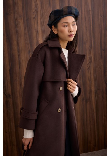 Rüzgarlıklı Uzun Kaban Acı Kahve