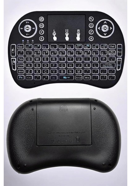 Buğz Işıklı Kablosuz Mini Q Klavye Tüm Cihazlara Uyumlu indirimleri