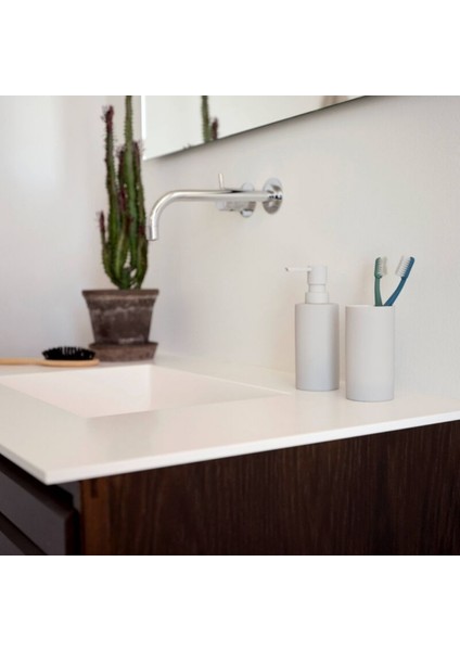 Solo Diş Fırçası Kupası Soft Gri 12,2 cm - Çap:6 cm modelleri