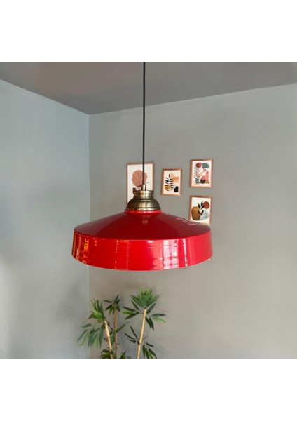 Açe Kırmızı Tekli Eskitme Kum Saati Başlık Avize Retro Sarkıt Ofis Showroom Salon Mutfak Avizeleri fiyatları