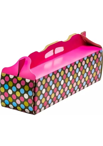 Pasta Kutusu Baton Saplı 10X10X33 cm Ebat 1 Adet Gelecek