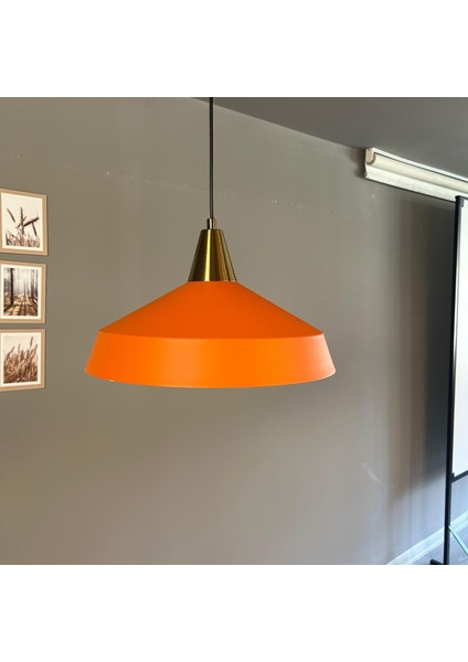 Lema Turuncu Tekli Avize Eskitme Huni Başlık Sarkıt Lamba Restoran Cafe Salon Avizeleri fiyatları