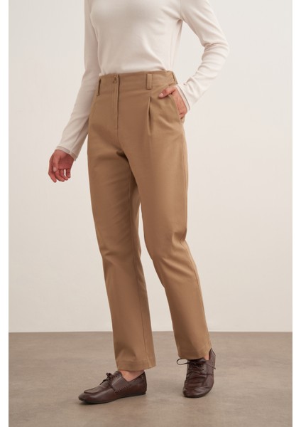 Pileli Koton Pantolon modelleri