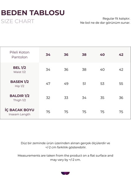 Pileli Koton Pantolon indirimleri