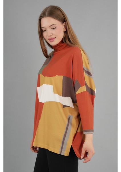 Boğazlı Ince Triko Salaş Kazak modelleri