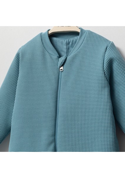 Fermuarlı Bisiklet Yaka Uyku Tulumu Unisex 2,5 Tog Waffle Kendinden Desenli fiyatları