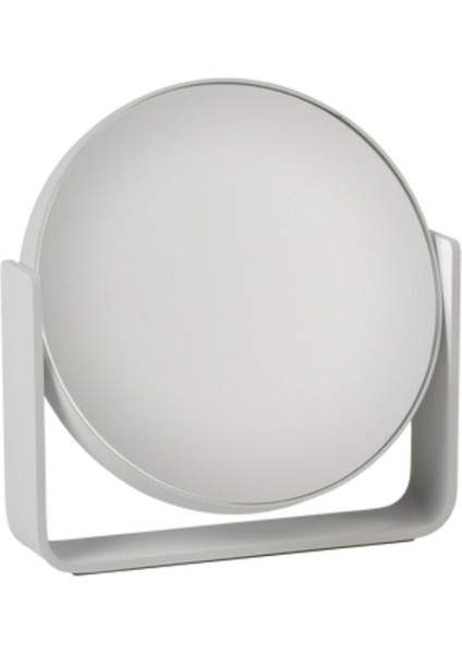 Ume Masa Aynası Normal & 5x Zoom Soft Gri