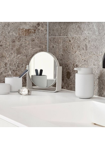 Ume Masa Aynası Normal & 5x Zoom Soft Gri modelleri