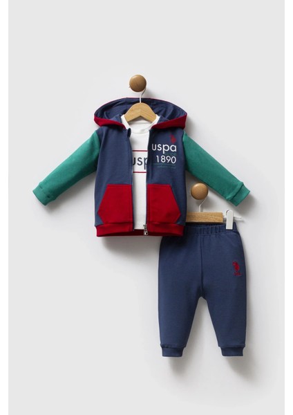 U.s. Polo Assn 3'lü Takım USB2574 Indigo Yeşil