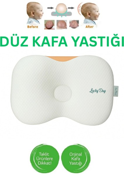 Düz Kafa Yastığı Bebek Kafa Yastığı, Air Düz Kafa Yastık, Hava Alabilen Yastık, Organik %100 Pamuk Kumaş