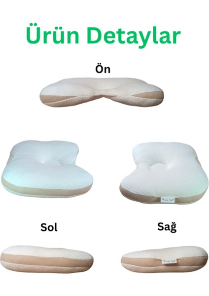 Düz Kafa Yastığı Bebek Kafa Yastığı, Air Düz Kafa Yastık, Hava Alabilen Yastık, Organik %100 Pamuk Kumaş modelleri