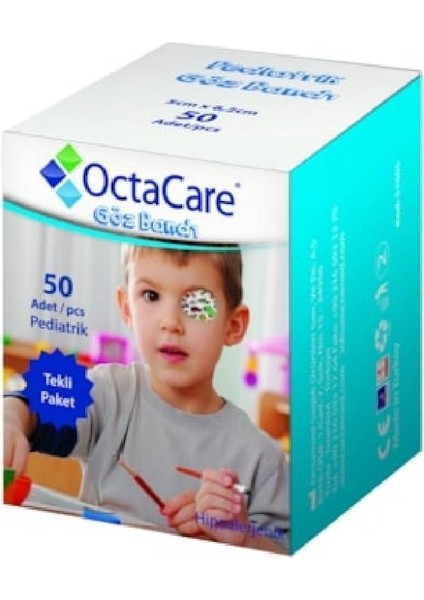 Erkek Çocuk Göz Kapama Bandı - 5cmx6,2cm -50 Li Paket fiyatları