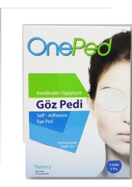 Kendinden Yapışkanlı Steril Göz Pedi 5'li