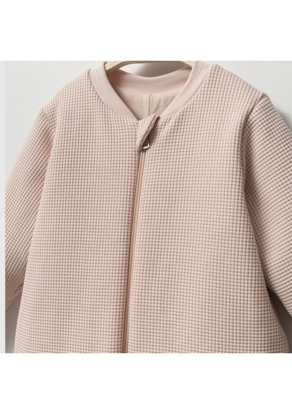 Fermuarlı Bisiklet Yaka Uyku Tulumu Unisex 2,5 Tog Waffle Kendinden Desenli fiyatları