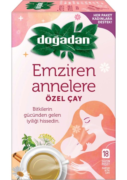Anne Çayı Emziren Anneler İçin 18'li Paket Kafeinsiz ve Aromasız fiyatları