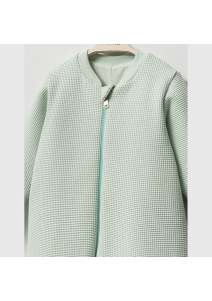 Fermuarlı Bisiklet Yaka Uyku Tulumu Unisex 2,5 Tog Waffle Kendinden Desenli fiyatları