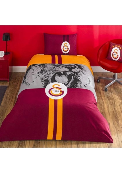 Buğz Taç Galatasaray Şampiyon Aslan Tek Kişilik Lisanslı Nevresim Takımı fırsatları