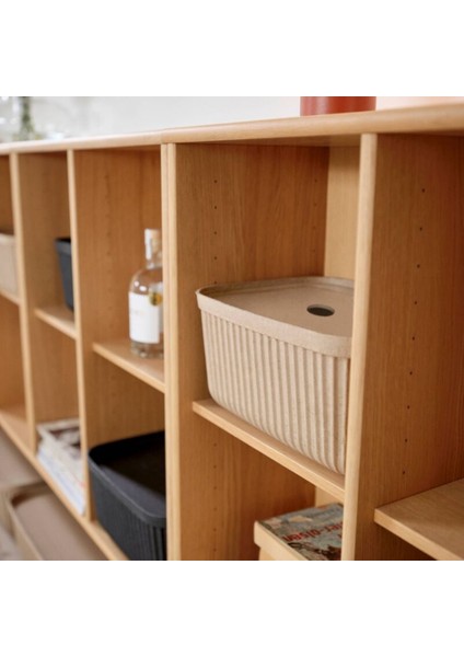 Pulp 2'li Saklama Kutusu 7,7 L Siyah 32 x 23 x 15 cm