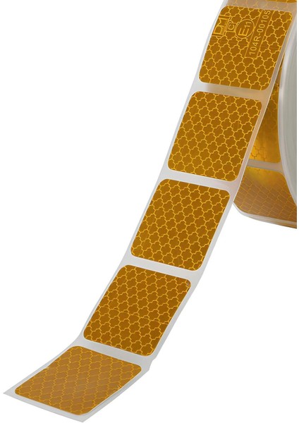 Tüvtürk Onaylı 5 Metre Sarı Parçalı Reflektörlü Reflektif Fosforlu Şerit Bant Kesikli Ikaz Bandı fiyatları