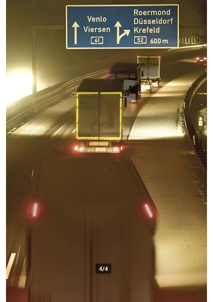 Tüvtürk Onaylı 5 Metre Sarı Parçalı Reflektörlü Reflektif Fosforlu Şerit Bant Kesikli Ikaz Bandı modelleri