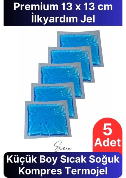 Buğz 5'li Avantaj Küçük Boy Soğuk Sıcak Kompres Buz Jel Termojel El Ayak Diz Ağrı Tekrar Kullanılabilir